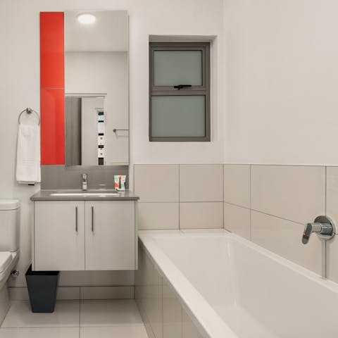 Soak your feet in the bathtub after touring Everard Read and the Goodman Gallery