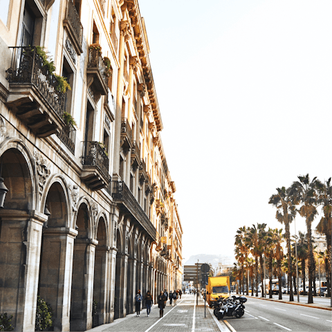 Hit the boutiques in the luxury Passeig de Grácia district 