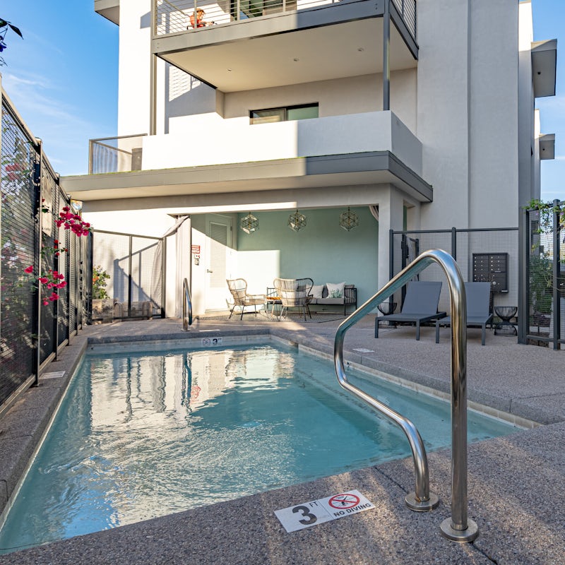 Cool off from the Arizona sun with a quick dip in the shared pool