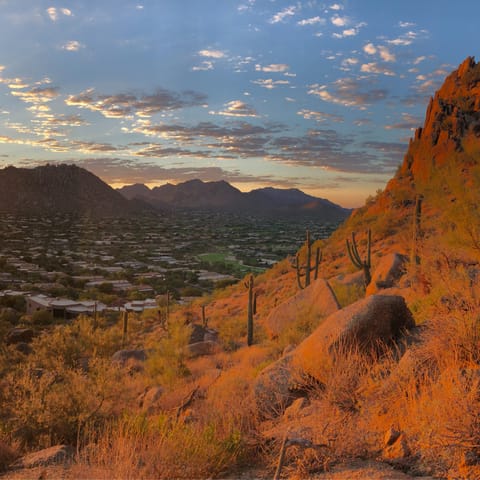 Go for a hike in Pinnacle Peak – it's a thirty-minute drive away