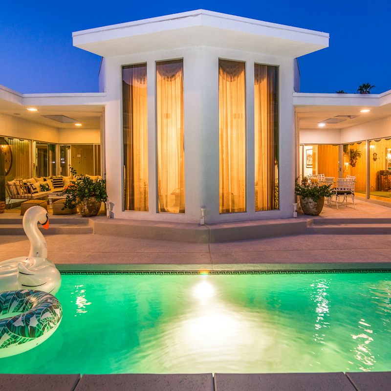 Hang by the pool and admire the 1960s architecture