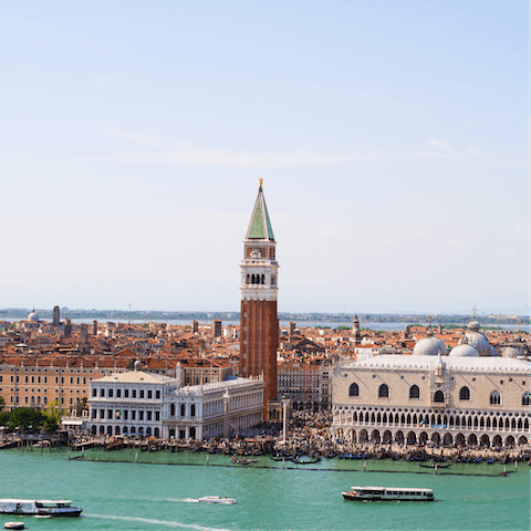 Catch the ferry from Giudecca to the Venetian mainland in just over five minutes