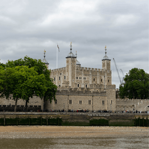 Dive into London's rich history with a visit to the nearby Tower of London