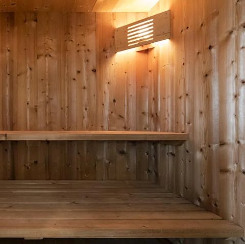 Enjoy the retreat like setting of this home from the sauna