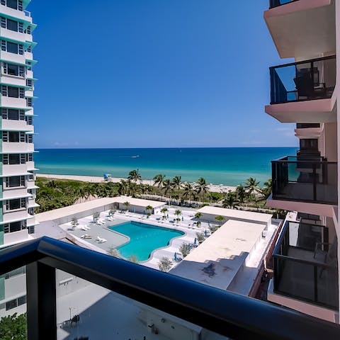 Check out the ocean view from your private balcony