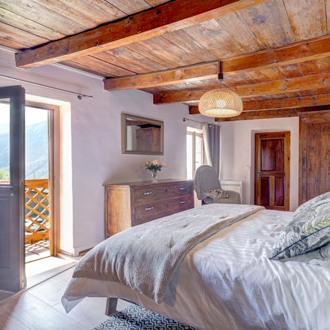 Wake up to Alpine views from your private terrace