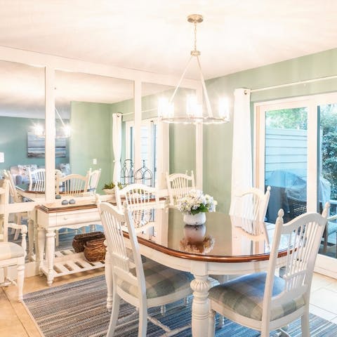 Admire the quaint interior as you tuck into a hearty homemade meal