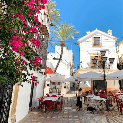 Explore the tourist resort of Marbella – an easy drive away