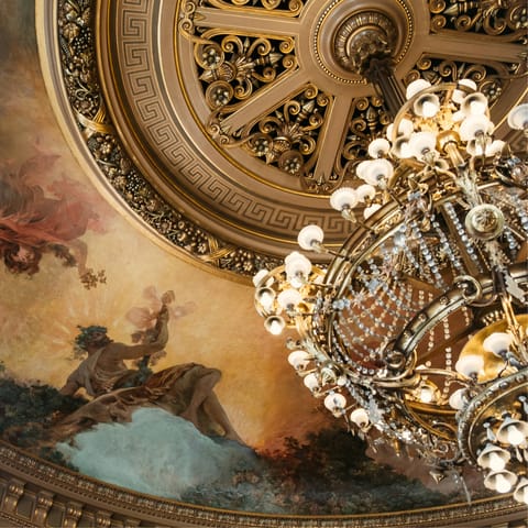 Enjoy a night at the famed Opéra Garnier, twenty minutes away