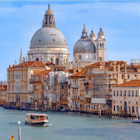 Enjoy a serene float down the Grand Canal and find some breathtaking sights along the way
