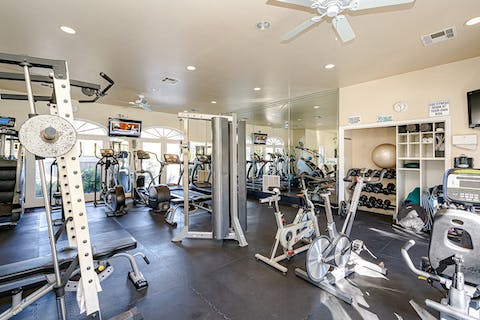 Make the most of the well-equipped fitness centre