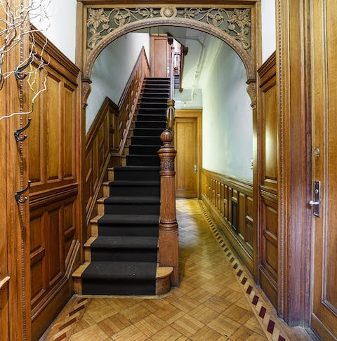 A historic and original entryway