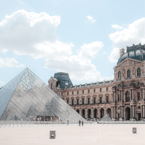 Soak up some culture while in Paris with a trip to the Louvre