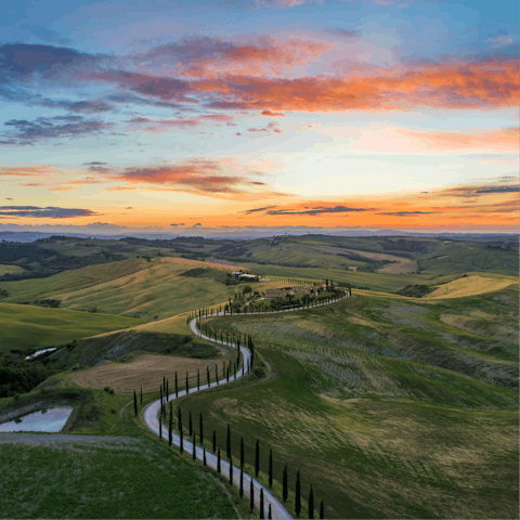 Explore Tuscany's unspoilt countryside, right on your doorstep