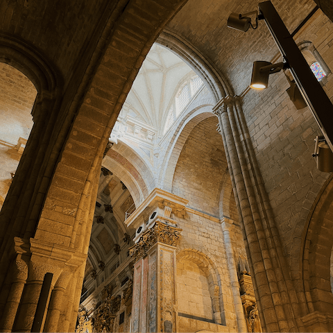 Visit Porto Cathedral, also a five-minute stroll from your door