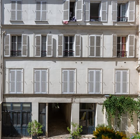 The typical Parisian facade