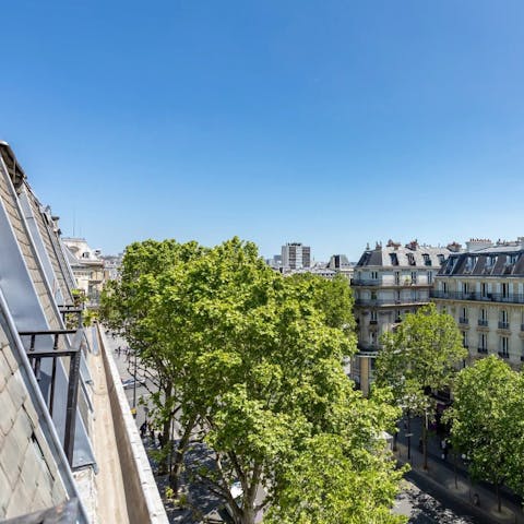 Take in the views over the 3rd Arrondissement 