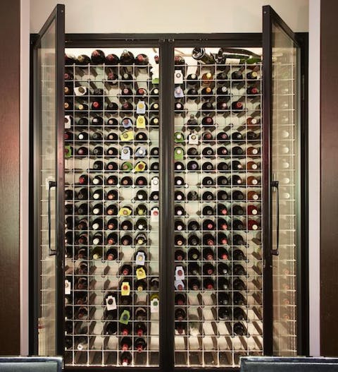 The massive wine fridge