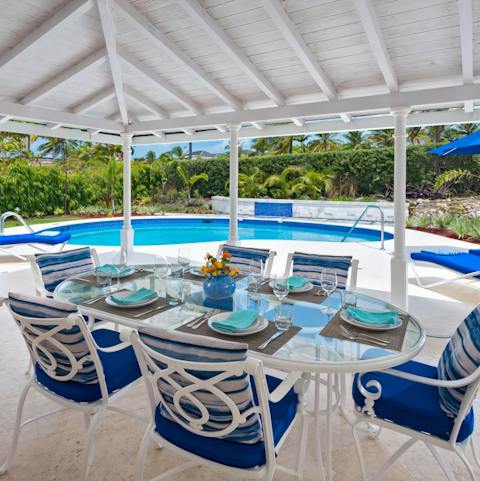 Pour a glass of your favourite drink and savour the magic of island living