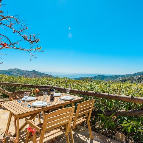 Fire up the barbecue and dine alfresco on the terrace