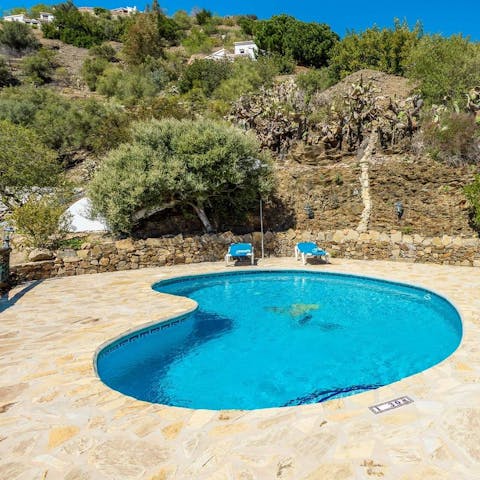 Cool off in the inviting swimming pool when the Spanish sun gets too hot