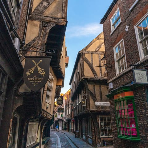 Spend an evening embarking on a spooky ghost tour through the medieval Shambles