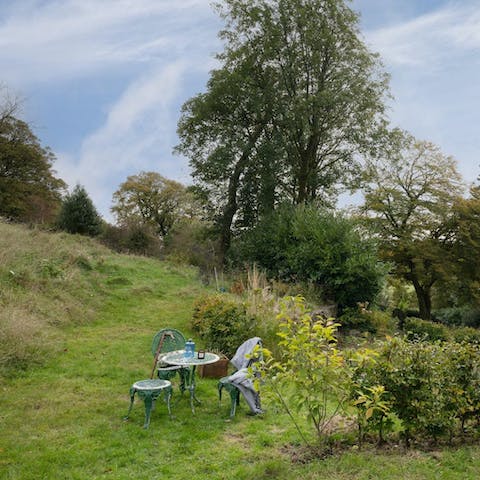 Sip tea in the grounds and admire the stunning scenery