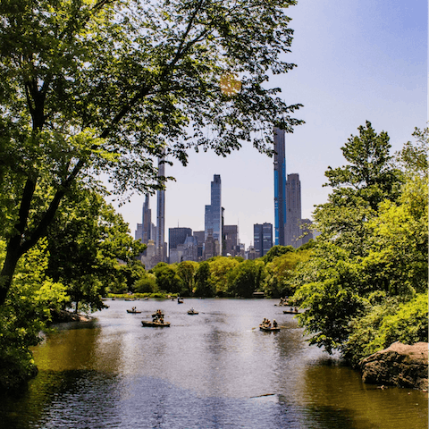 Take a stroll around stunning Central Park, a ten-minute walk from this home