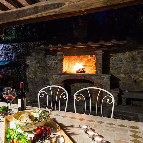 Fire up the stone barbecue for the ultimate taste of Italy