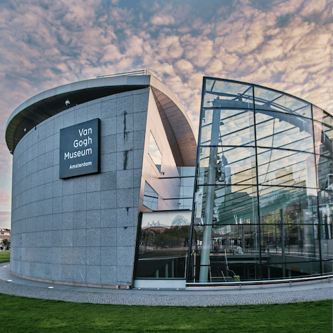 Check out Van Gogh's masterpieces – the museum is a four-minute walk away