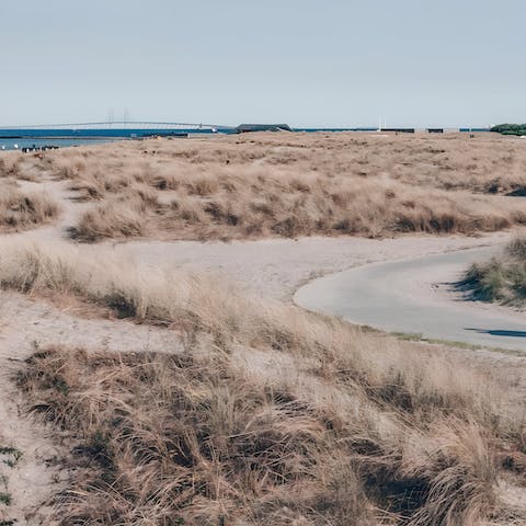 Stroll along the beach path to Amager Strandpark