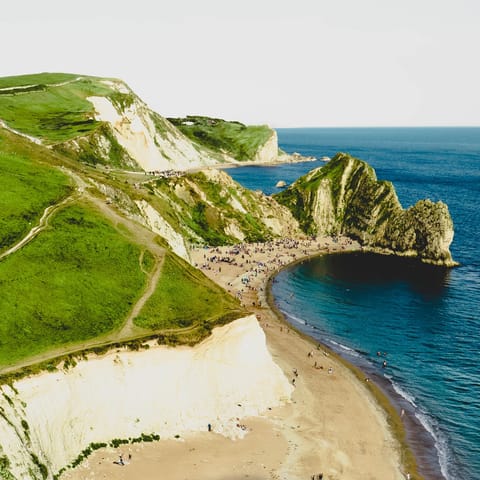 Head to the Jurassic Coast for a day full of fresh sea air