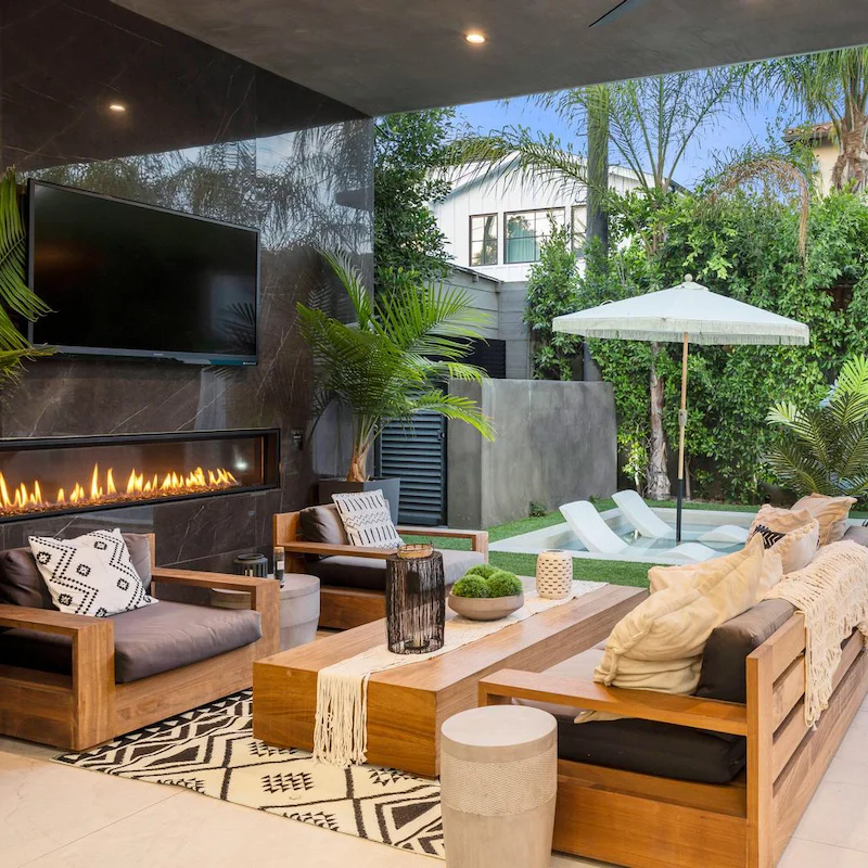 Pour a glass of your favourite drink and get cosy by the fire