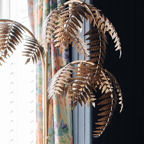 Stunning metallic fixtures
