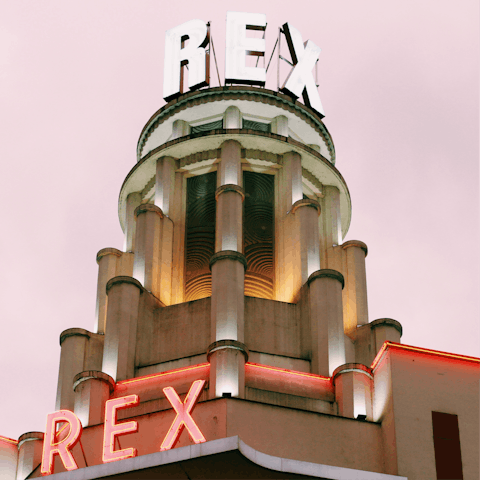 Take in a film at the Grand Rex cinema, 450m away