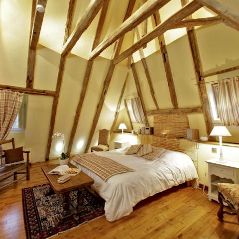 Look forward to getting a restful night's sleep in the cosy bedroom