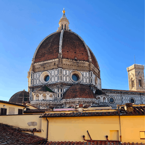 Explore Piazza del Duomo and gape at the architectural beauty before heading to one of the nearby gelato shops, a nine-minute walk away