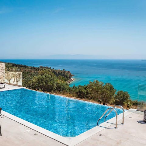 Absorb the panoramic views from the infinity pool