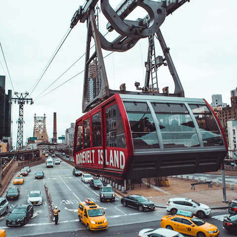 Take the tram across the East River to visit Roosevelt Island