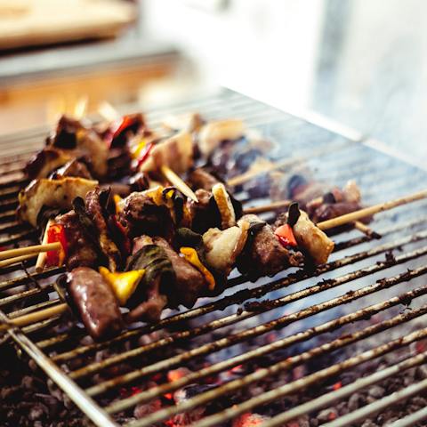 Fire up the barbeque to grill up some delicious home-cooked kebabs