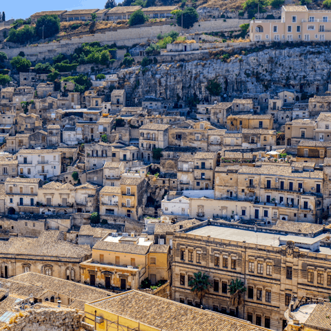 Wander through the charming, colourful streets of Modica