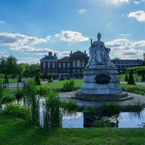 Take a stroll around Kensington Palace Gardens – it's a short walk away