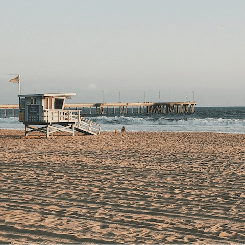 Head to the beach – Playa del Rey and Venice are both within a fifteen-minute drive