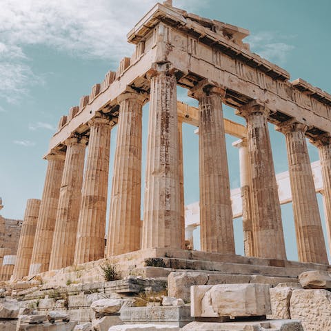 Explore historic Athens – the famous Acropolis isn't far on foot