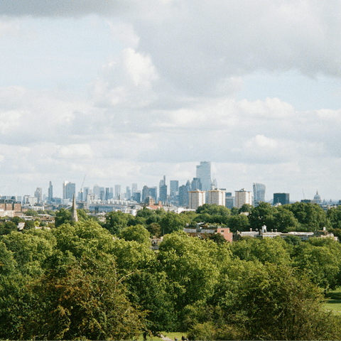 Admire the expansive city views from Primrose Hill park 