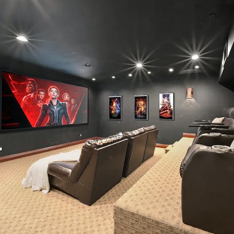 Spend evenings watching a private screening of your favourite movies