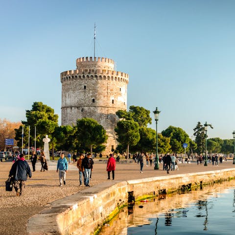 Admire Thessaloniki from above at the White Tower