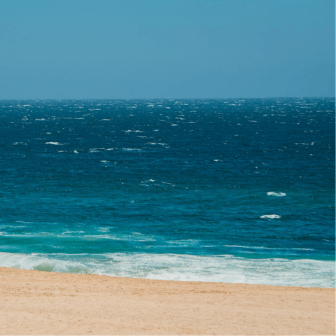 Pass peaceful hours on the beautiful beaches of Cabo San Lucas