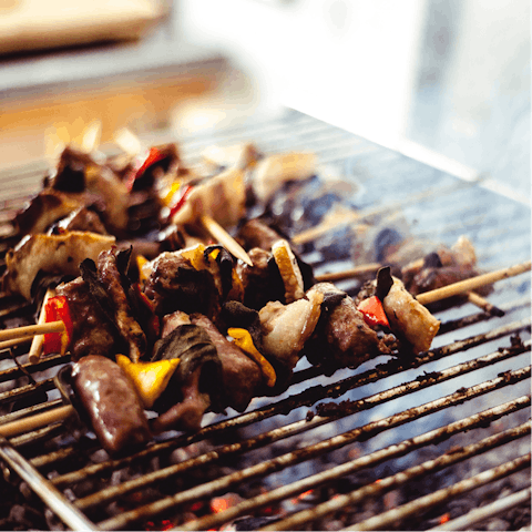 Celebrate that hole-in-one — we'll take your word for it — with a barbecue