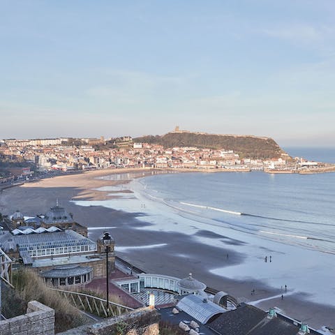 Stay in Scarborough's South Cliff, a short walk from the beach